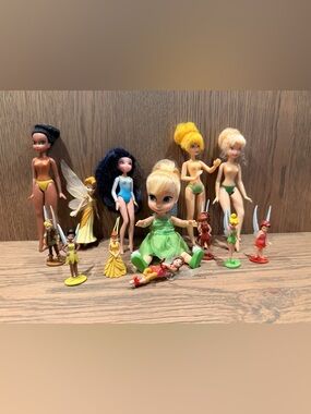Disney Tinker Bell mini doll lot